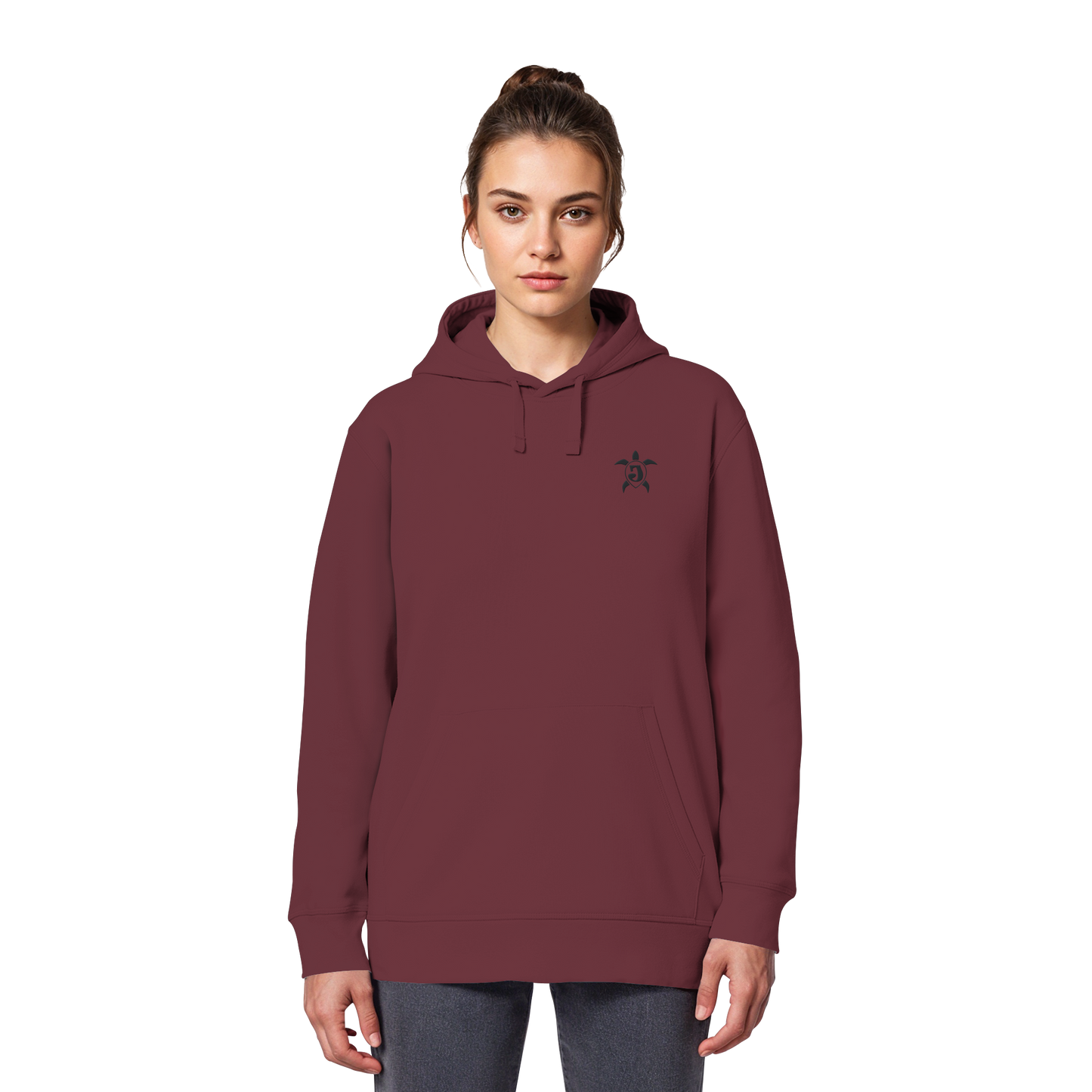 Unikum Basics – Gestickte Kollektion - Organic Basic Hoodie