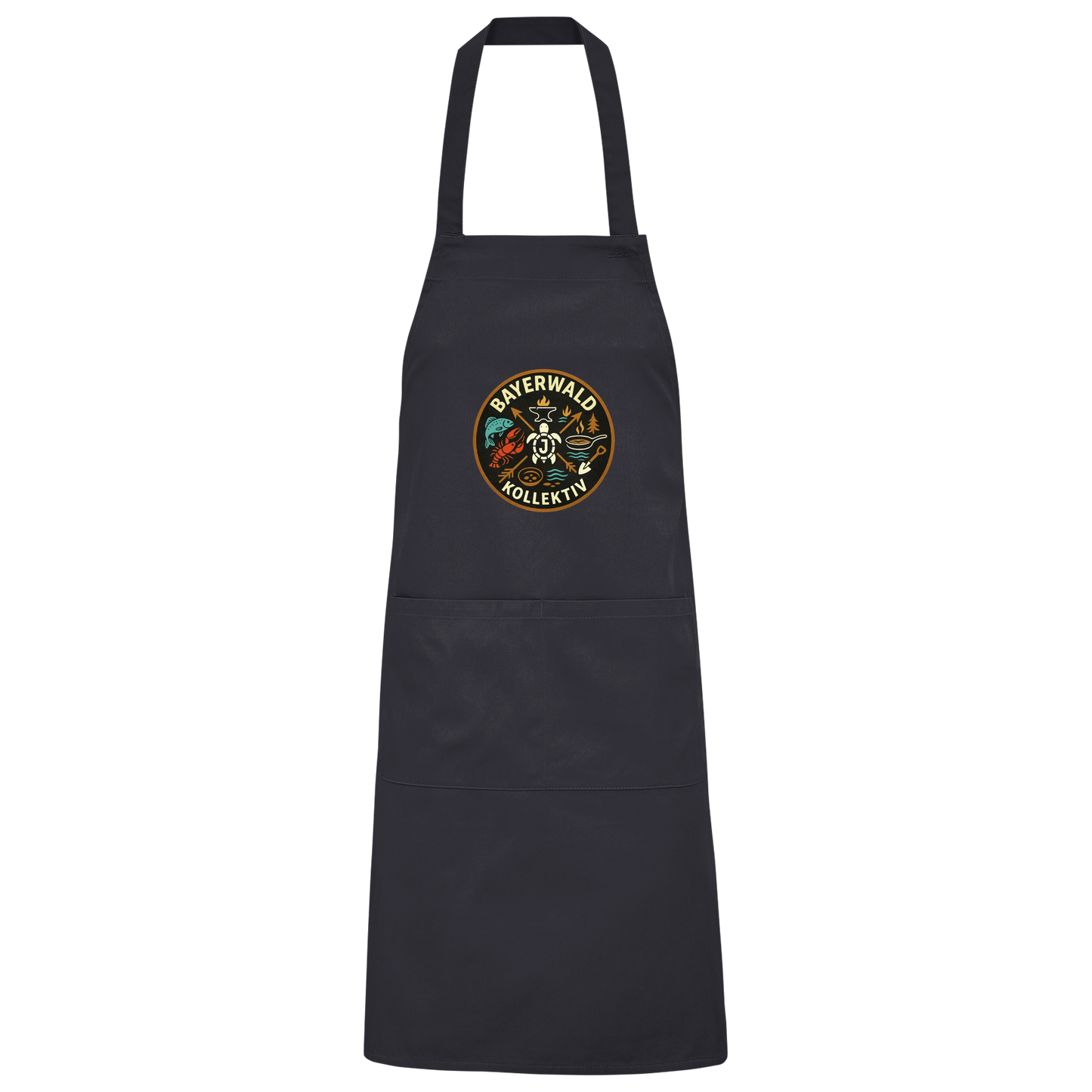 Gedruckte Bayerwald Kollektiv – Handwerk & Natur - Organic Grillschürze