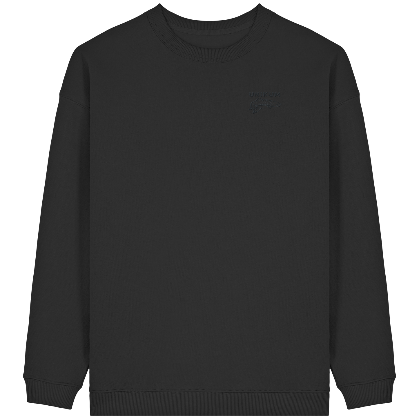 Unikum Trout – Gestickte Forelle - Womens Organic Oversized Sweatshirt
