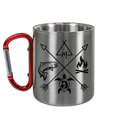 Gedruckte Bayerwald Kollektiv – Handwerk & Natur  - Edelstahl Tasse