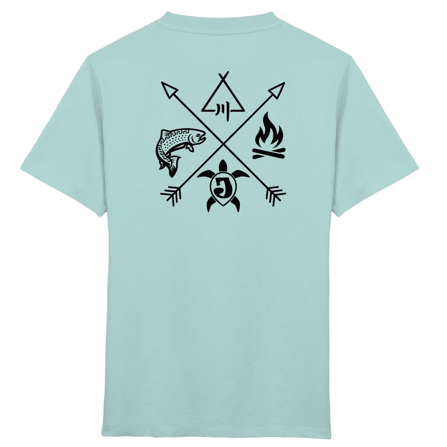Gedruckte Bayerwald Kollektiv – Handwerk & Natur  - Kids Organic Shirt