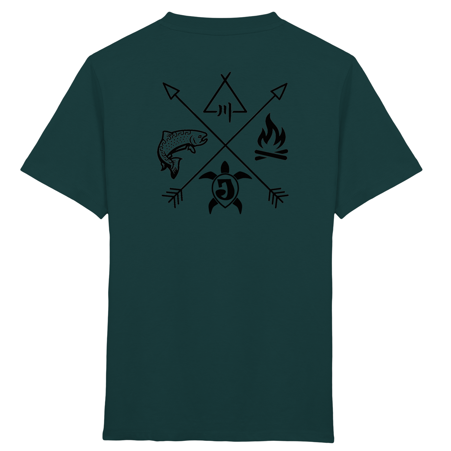 Gedruckte Bayerwald Kollektiv – Handwerk & Natur  - Kids Organic Shirt