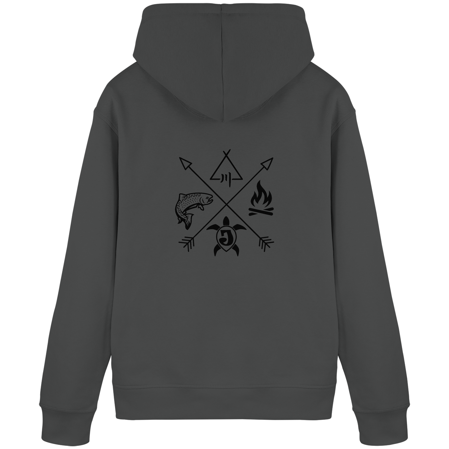 Gedruckte Bayerwald Kollektiv – Handwerk & Natur  - Organic Basic Hoodie
