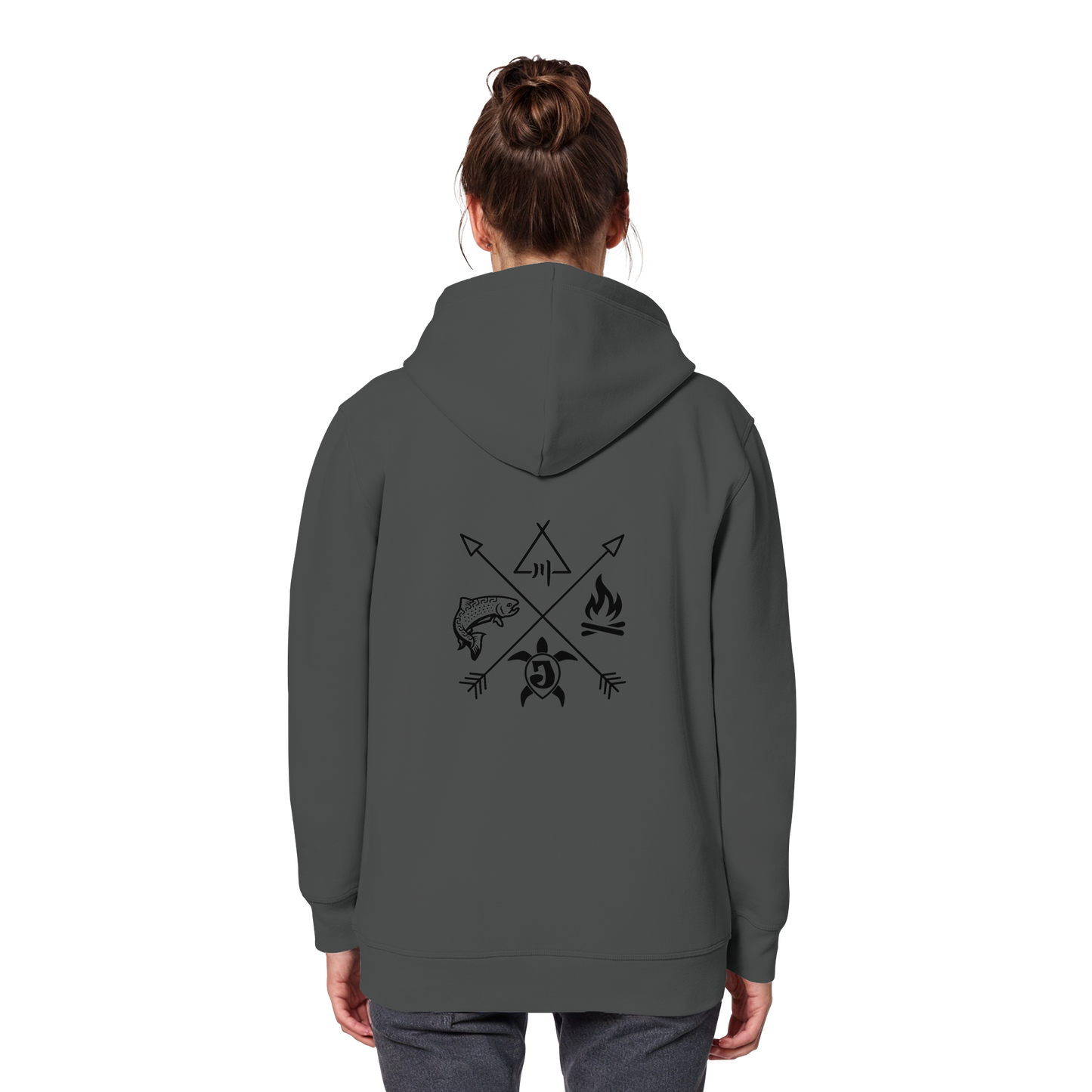 Gedruckte Bayerwald Kollektiv – Handwerk & Natur  - Organic Basic Hoodie