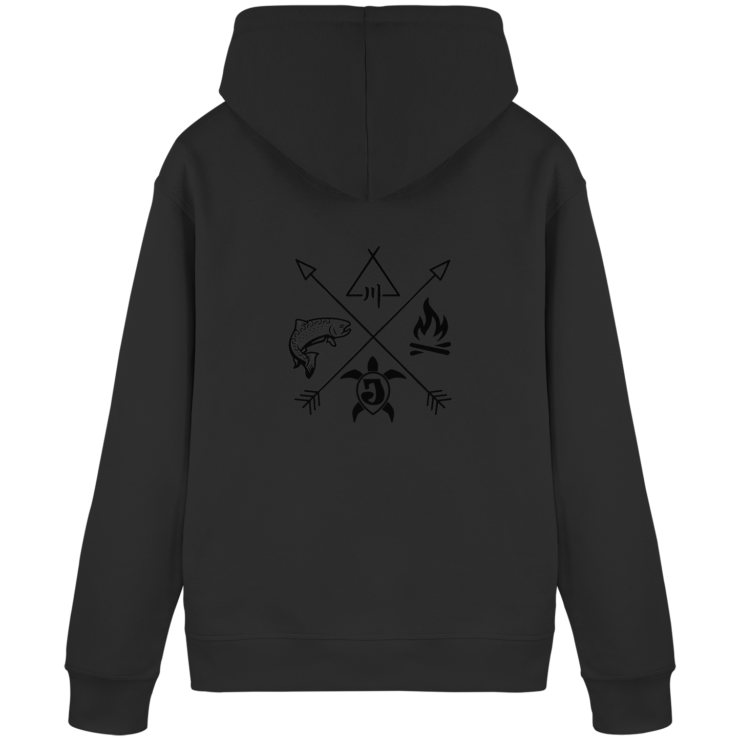 Gedruckte Bayerwald Kollektiv – Handwerk & Natur  - Organic Basic Hoodie