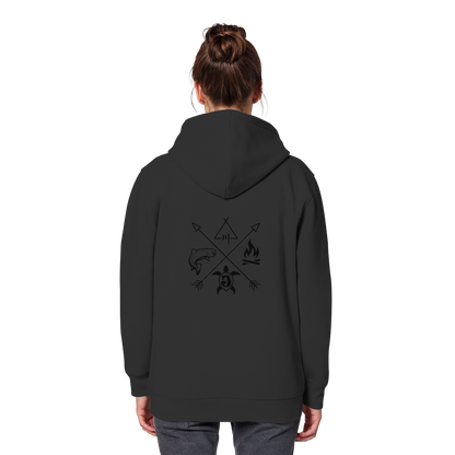 Gedruckte Bayerwald Kollektiv – Handwerk & Natur  - Organic Basic Hoodie