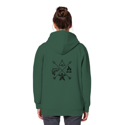 Gedruckte Bayerwald Kollektiv – Handwerk & Natur  - Organic Basic Hoodie