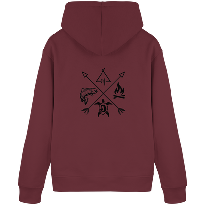 Gedruckte Bayerwald Kollektiv – Handwerk & Natur  - Organic Basic Hoodie