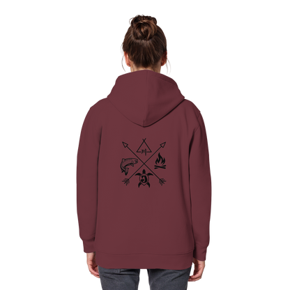 Gedruckte Bayerwald Kollektiv – Handwerk & Natur  - Organic Basic Hoodie