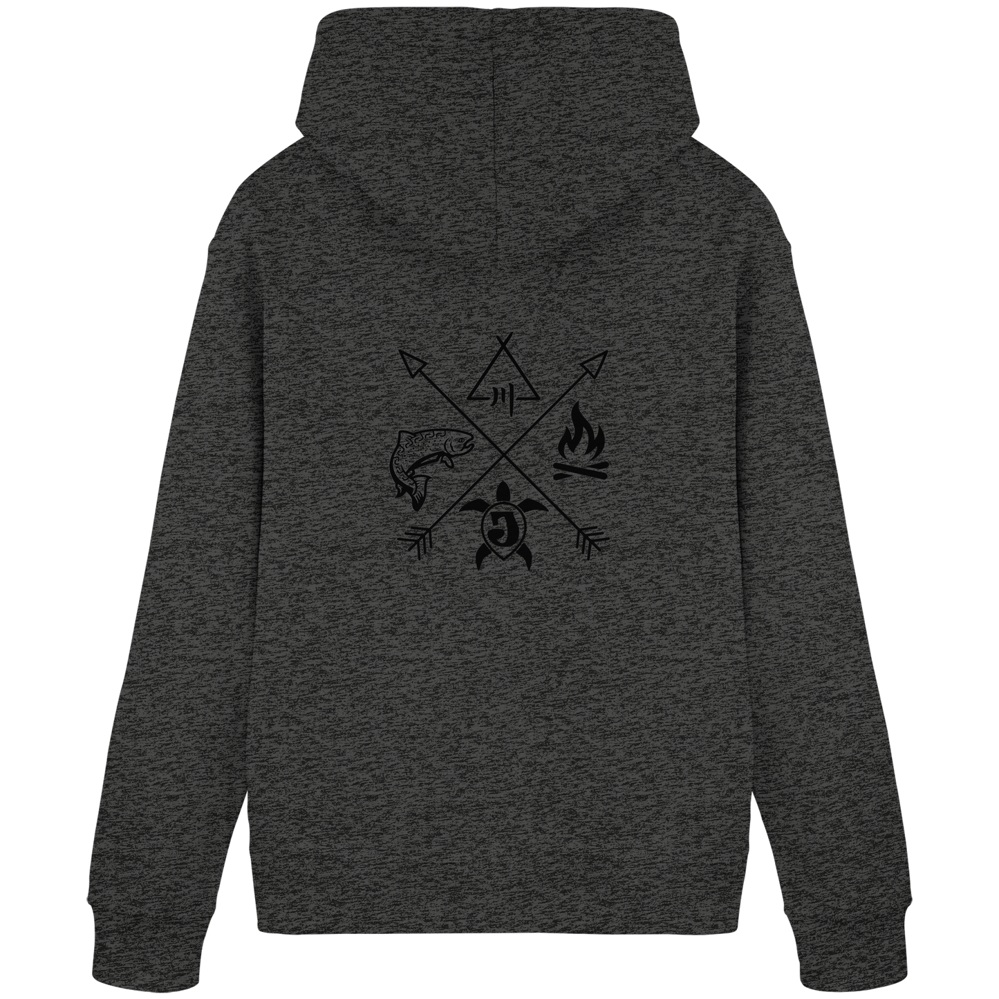 Gedruckte Bayerwald Kollektiv – Handwerk & Natur  - Organic Basic Hoodie