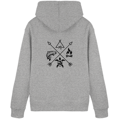 Gedruckte Bayerwald Kollektiv – Handwerk & Natur  - Organic Basic Hoodie
