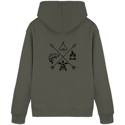 Gedruckte Bayerwald Kollektiv – Handwerk & Natur  - Organic Basic Hoodie