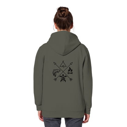 Gedruckte Bayerwald Kollektiv – Handwerk & Natur  - Organic Basic Hoodie