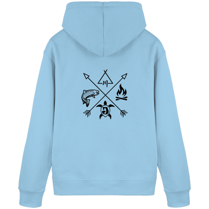 Gedruckte Bayerwald Kollektiv – Handwerk & Natur  - Organic Basic Hoodie