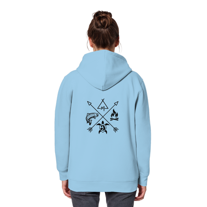 Gedruckte Bayerwald Kollektiv – Handwerk & Natur  - Organic Basic Hoodie