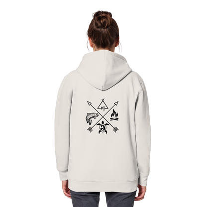 Gedruckte Bayerwald Kollektiv – Handwerk & Natur  - Organic Basic Hoodie