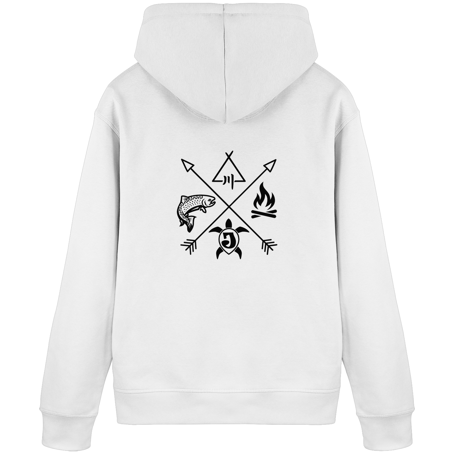 Gedruckte Bayerwald Kollektiv – Handwerk & Natur  - Organic Basic Hoodie
