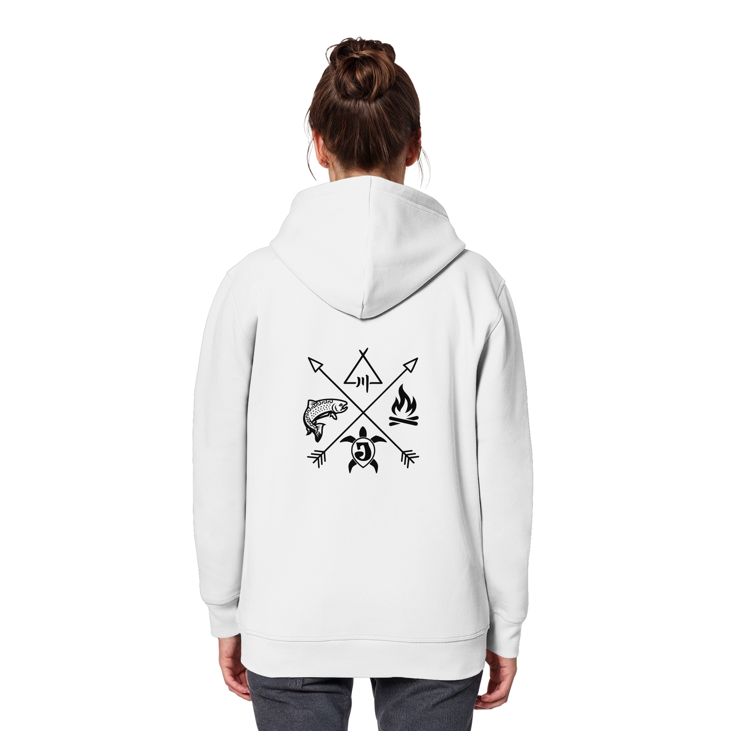 Gedruckte Bayerwald Kollektiv – Handwerk & Natur  - Organic Basic Hoodie