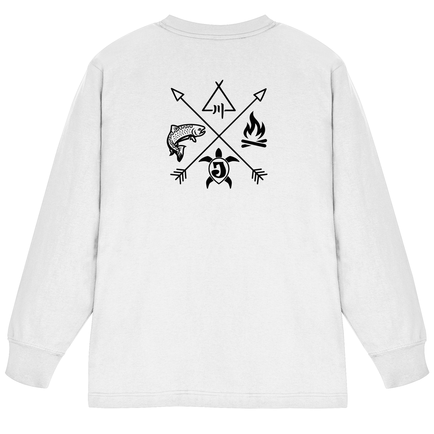 Gedruckte Bayerwald Kollektiv – Handwerk & Natur  - Organic Heavy Oversized Longsleeve T-Shirt