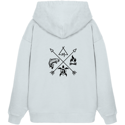 Gedruckte Bayerwald Kollektiv – Handwerk & Natur  - Organic Oversize Hoodie