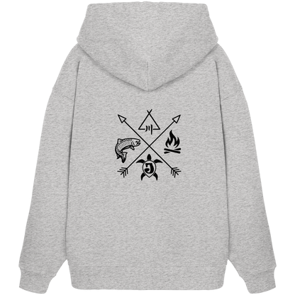 Gedruckte Bayerwald Kollektiv – Handwerk & Natur  - Organic Oversize Hoodie