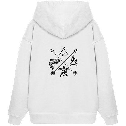 Gedruckte Bayerwald Kollektiv – Handwerk & Natur  - Organic Oversize Hoodie