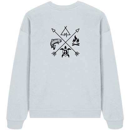 Gedruckte Bayerwald Kollektiv – Handwerk & Natur  - Organic Oversize Sweatshirt