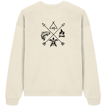 Gedruckte Bayerwald Kollektiv – Handwerk & Natur  - Organic Oversize Sweatshirt