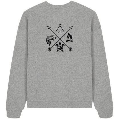 Gedruckte Bayerwald Kollektiv – Handwerk & Natur  - Organic Oversize Sweatshirt