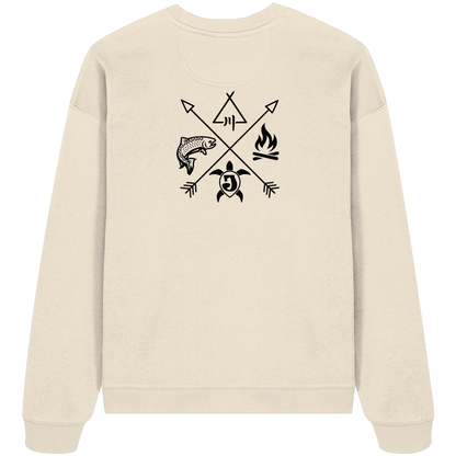 Gedruckte Bayerwald Kollektiv – Handwerk & Natur  - Organic Oversize Sweatshirt