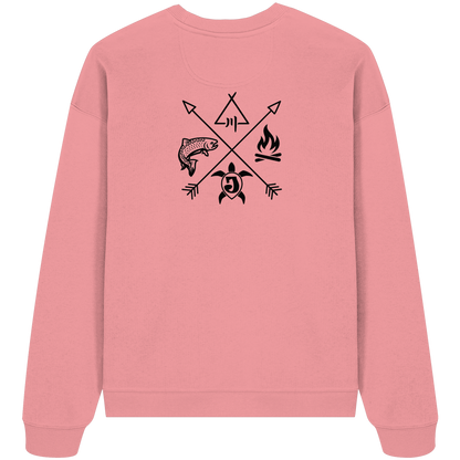 Gedruckte Bayerwald Kollektiv – Handwerk & Natur  - Organic Oversize Sweatshirt