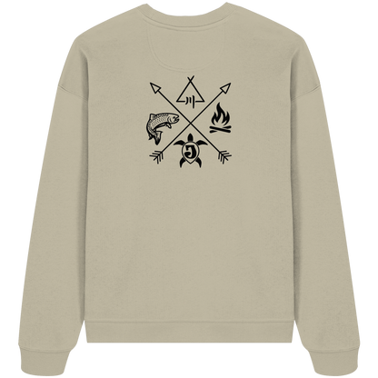 Gedruckte Bayerwald Kollektiv – Handwerk & Natur  - Organic Oversize Sweatshirt