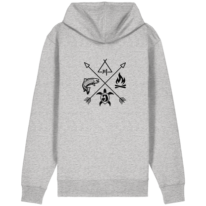 Gedruckte Bayerwald Kollektiv – Handwerk & Natur  - Organic Relaxed Zipper