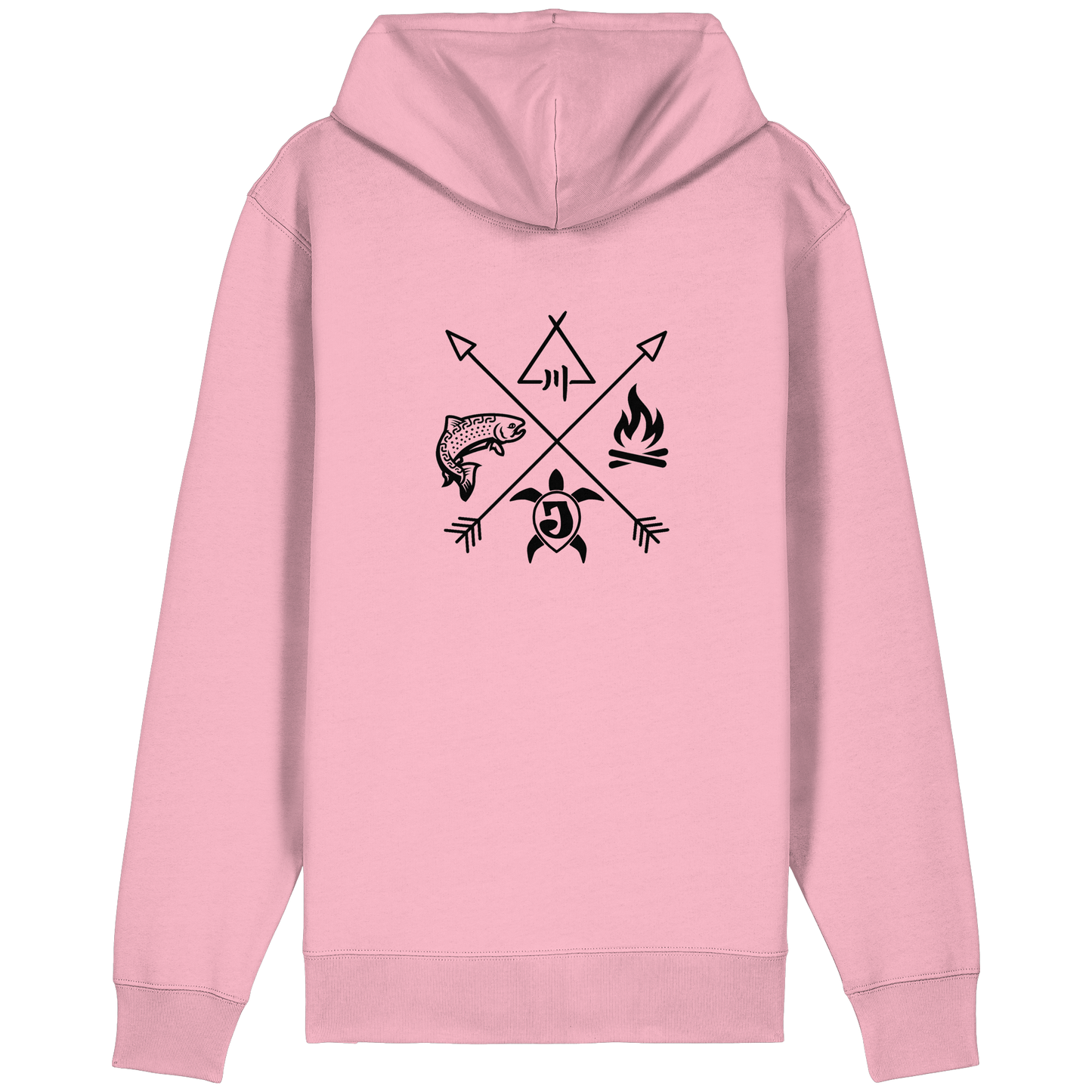 Gedruckte Bayerwald Kollektiv – Handwerk & Natur  - Organic Relaxed Zipper