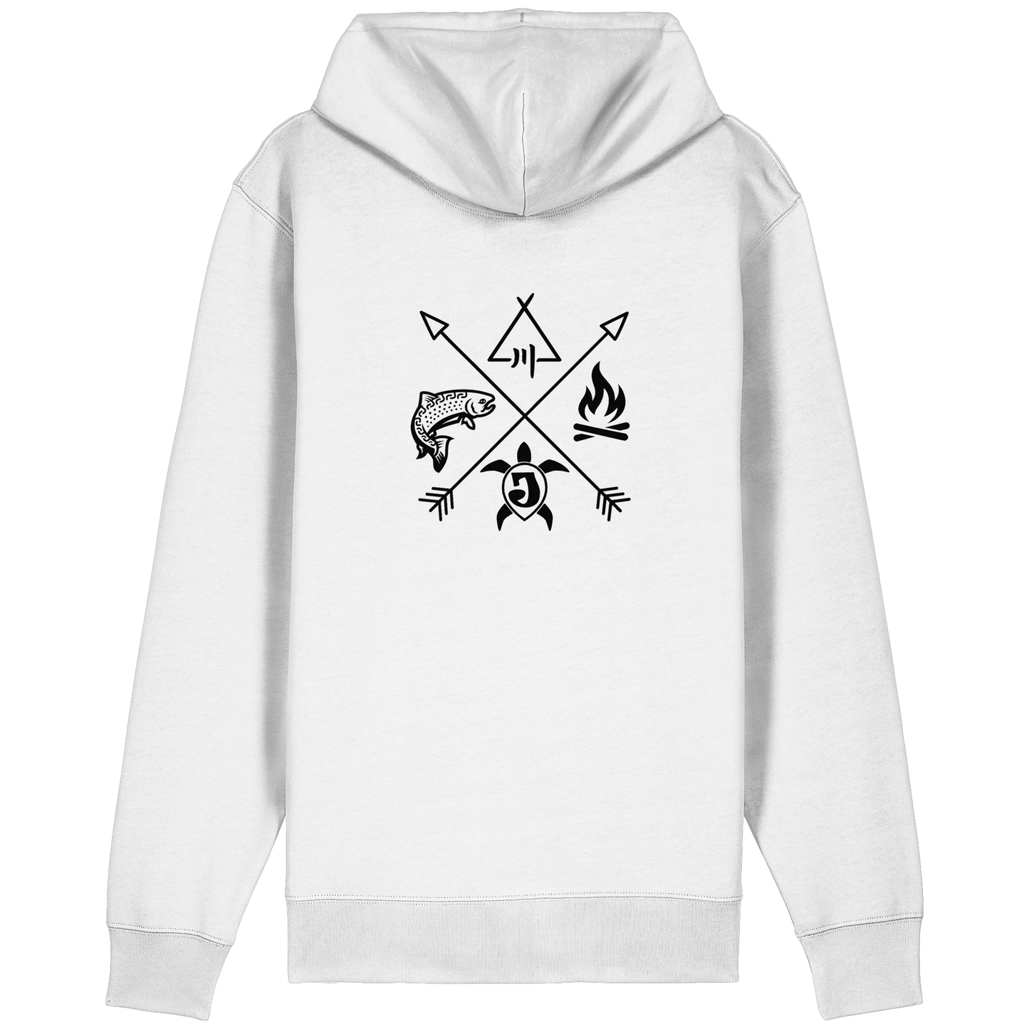 Gedruckte Bayerwald Kollektiv – Handwerk & Natur  - Organic Relaxed Zipper