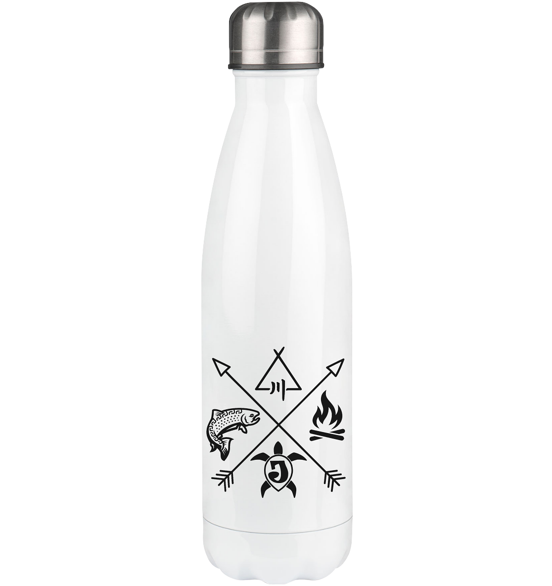 Gedruckte Bayerwald Kollektiv – Handwerk & Natur  - Thermoflasche 500ml