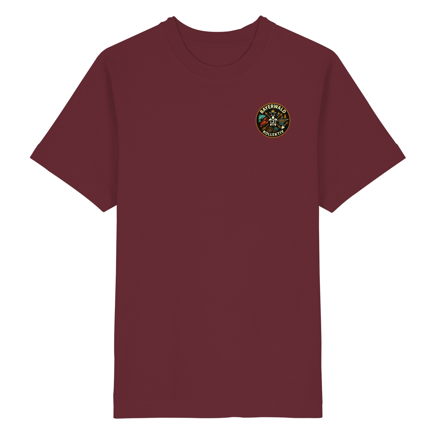 Gedruckte Bayerwald Kollektiv – Handwerk & Natur  - Heavy Oversized Organic Shirt