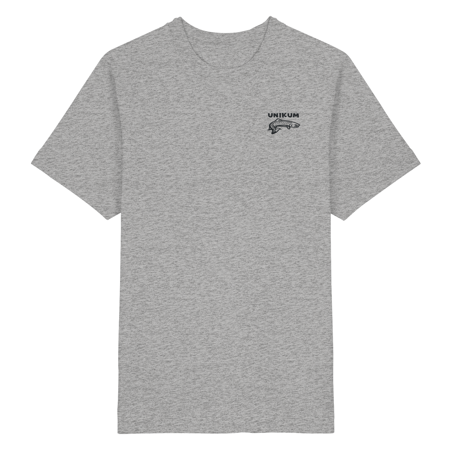 Unikum Trout – Gestickte Forelle - Heavy Oversized Organic Shirt