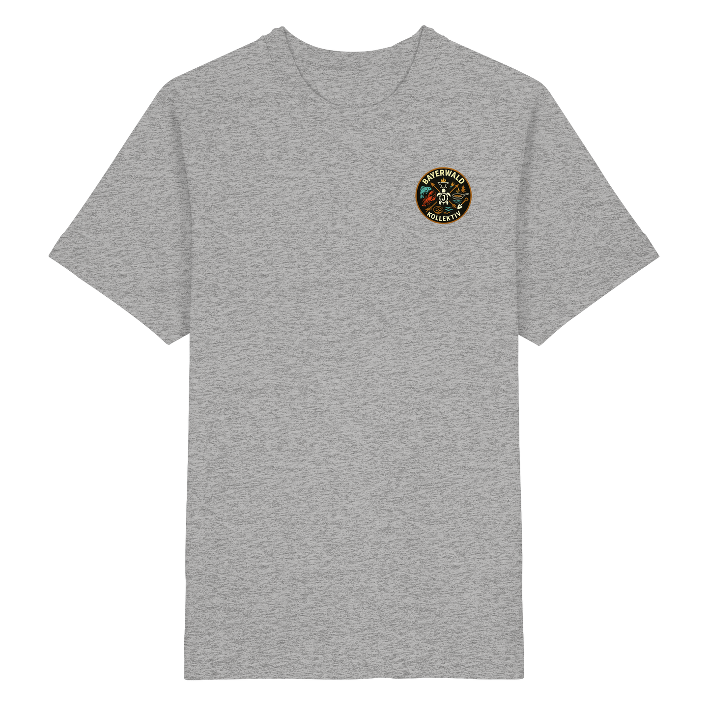 Gedruckte Bayerwald Kollektiv – Handwerk & Natur  - Heavy Oversized Organic Shirt