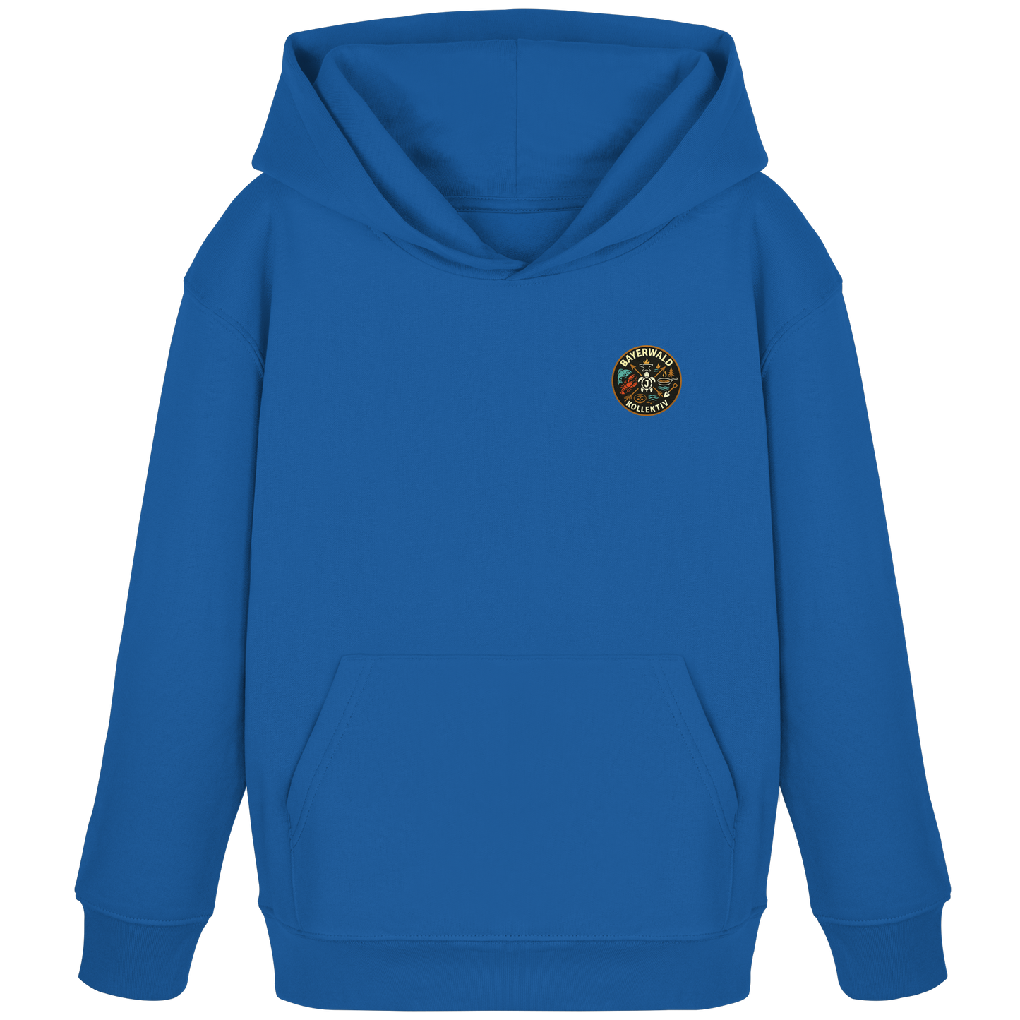 Gedruckte Bayerwald Kollektiv – Handwerk & Natur  - Kids Organic Hoodie