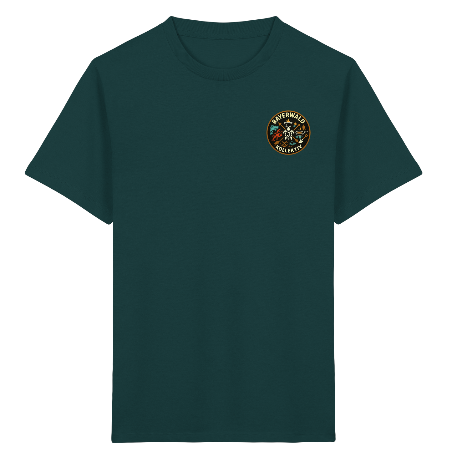 Gedruckte Bayerwald Kollektiv – Handwerk & Natur  - Kids Organic Shirt