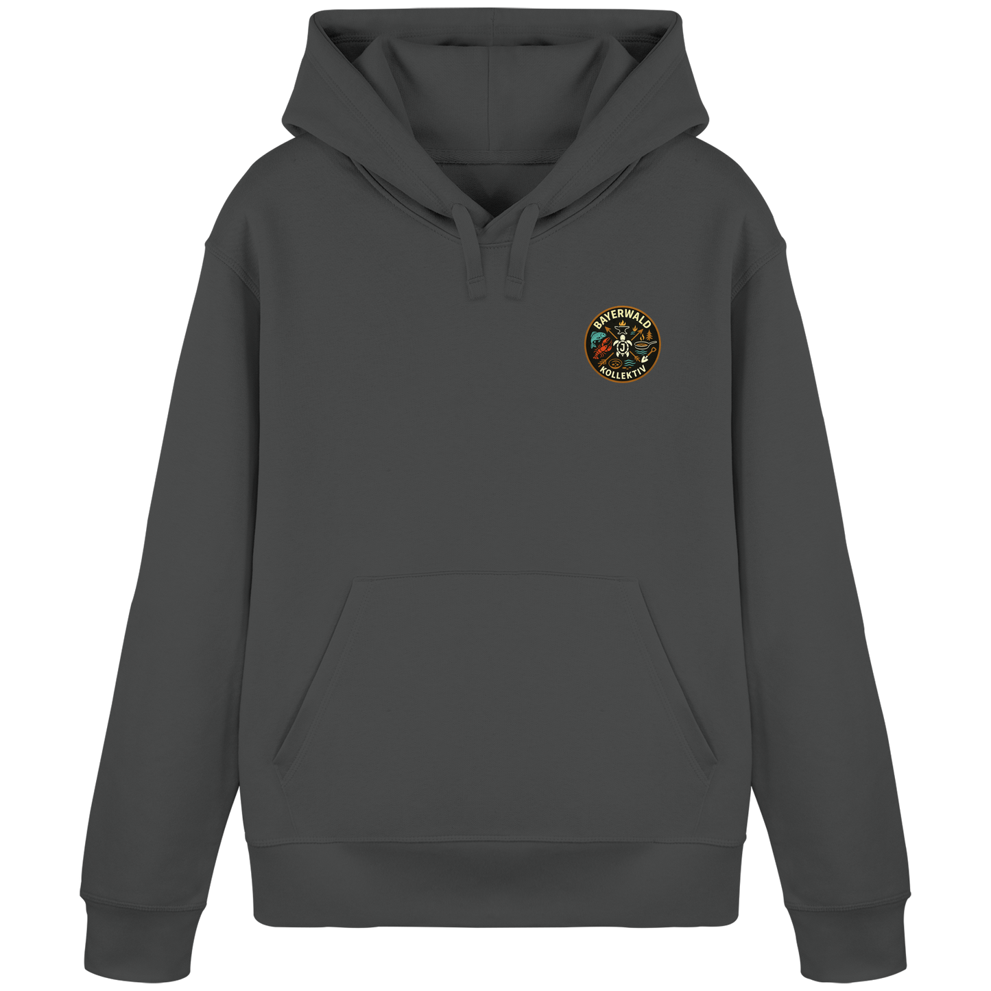 Gedruckte Bayerwald Kollektiv – Handwerk & Natur  - Organic Basic Hoodie