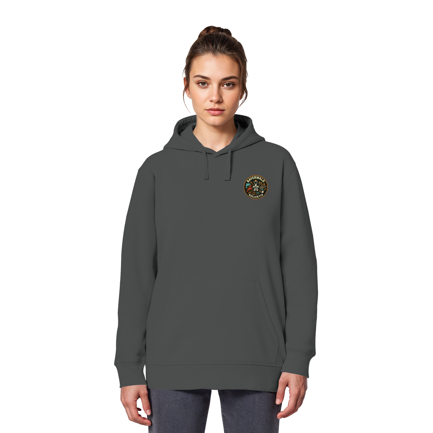 Gedruckte Bayerwald Kollektiv – Handwerk & Natur  - Organic Basic Hoodie