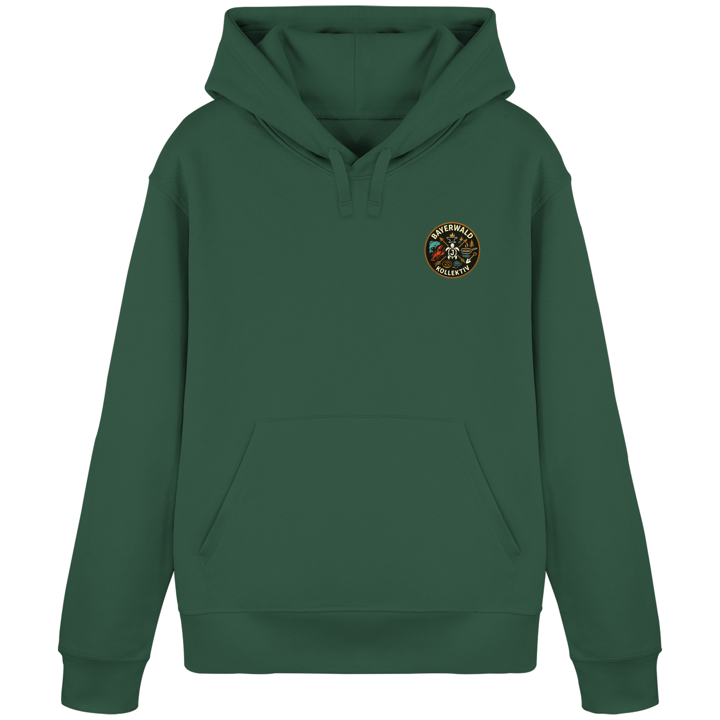 Gedruckte Bayerwald Kollektiv – Handwerk & Natur  - Organic Basic Hoodie
