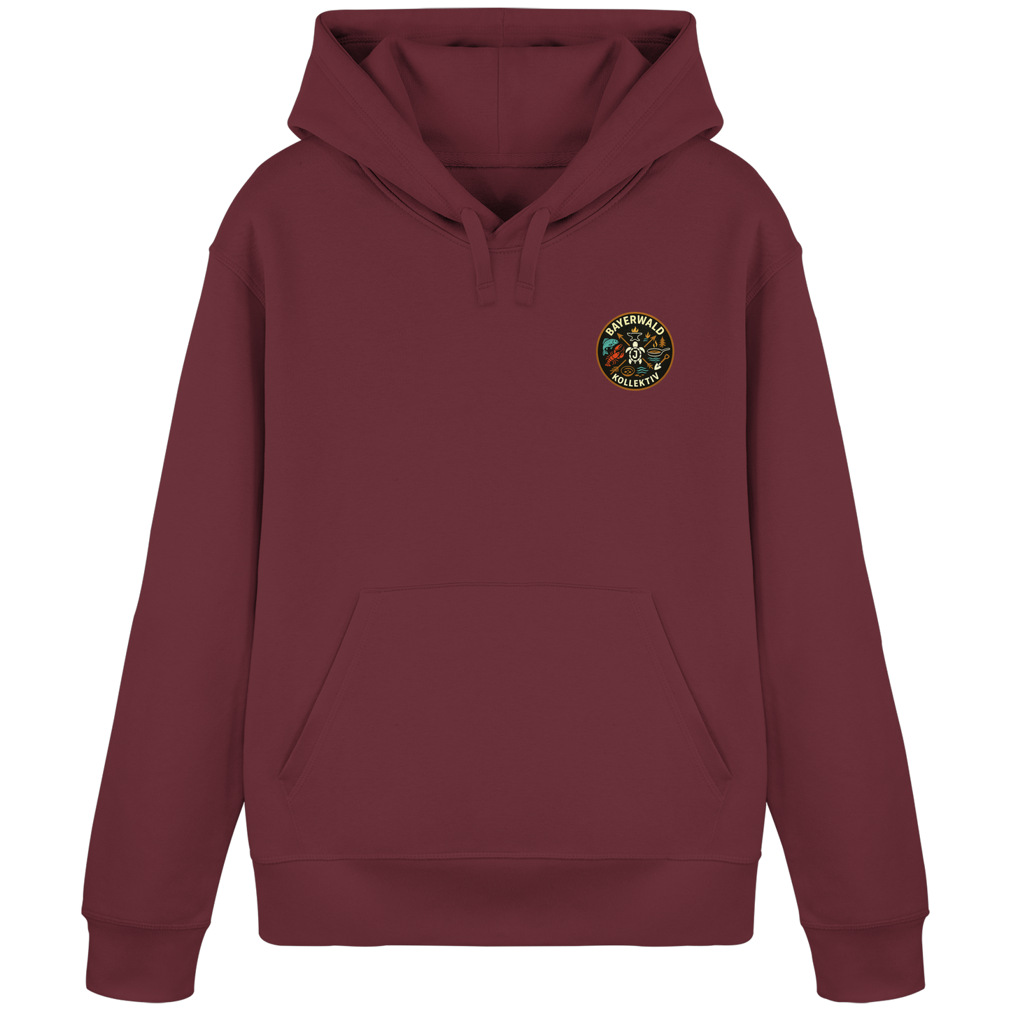 Gedruckte Bayerwald Kollektiv – Handwerk & Natur  - Organic Basic Hoodie