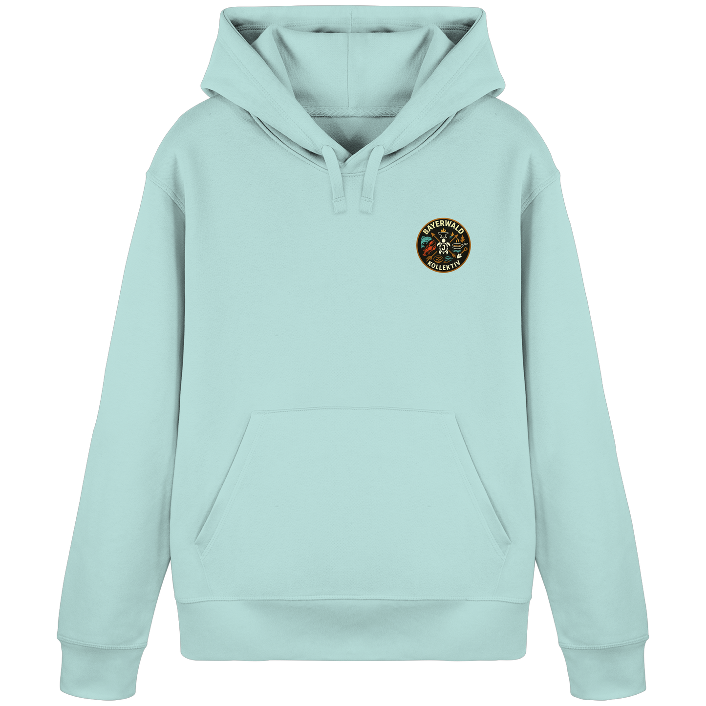 Gedruckte Bayerwald Kollektiv – Handwerk & Natur  - Organic Basic Hoodie