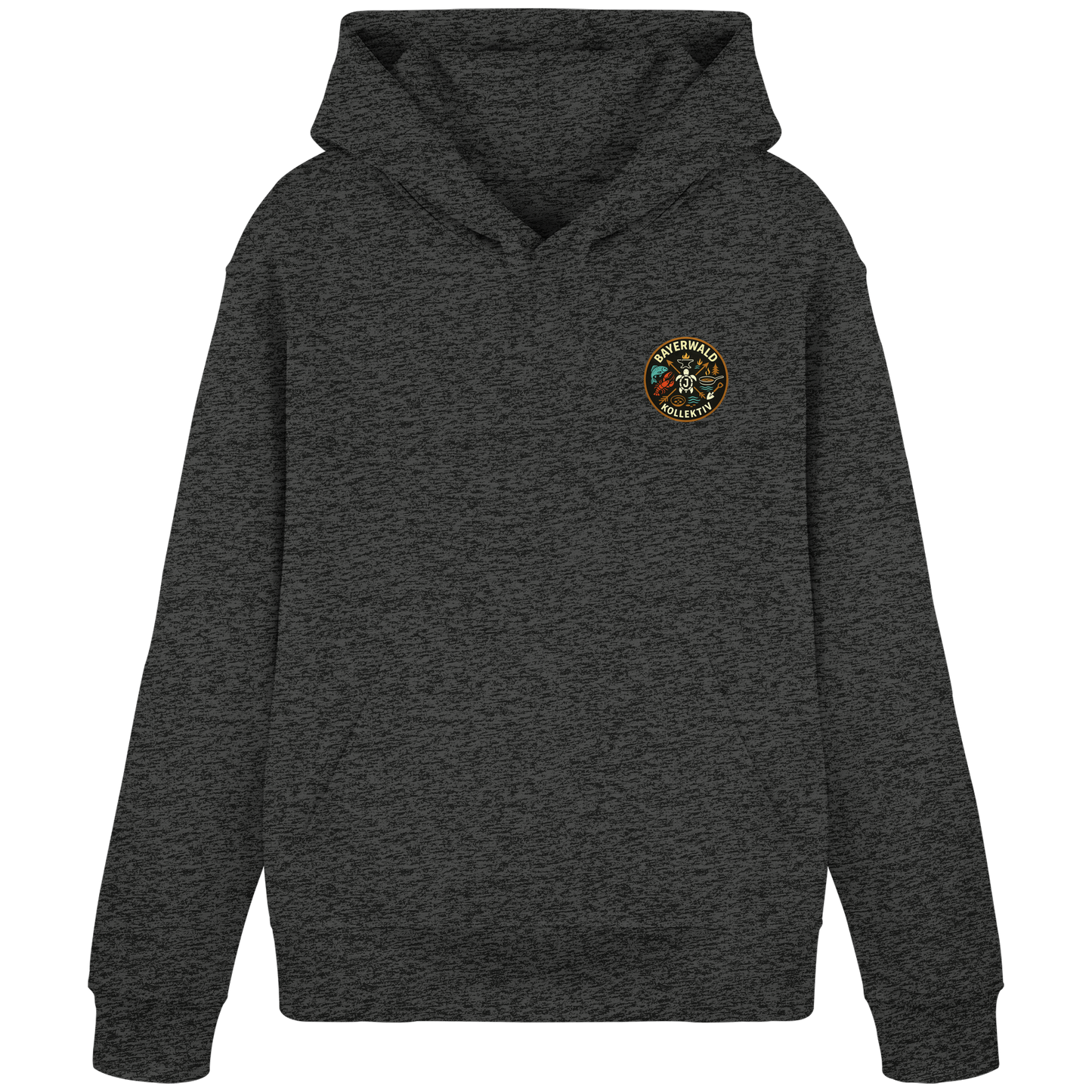 Gedruckte Bayerwald Kollektiv – Handwerk & Natur  - Organic Basic Hoodie