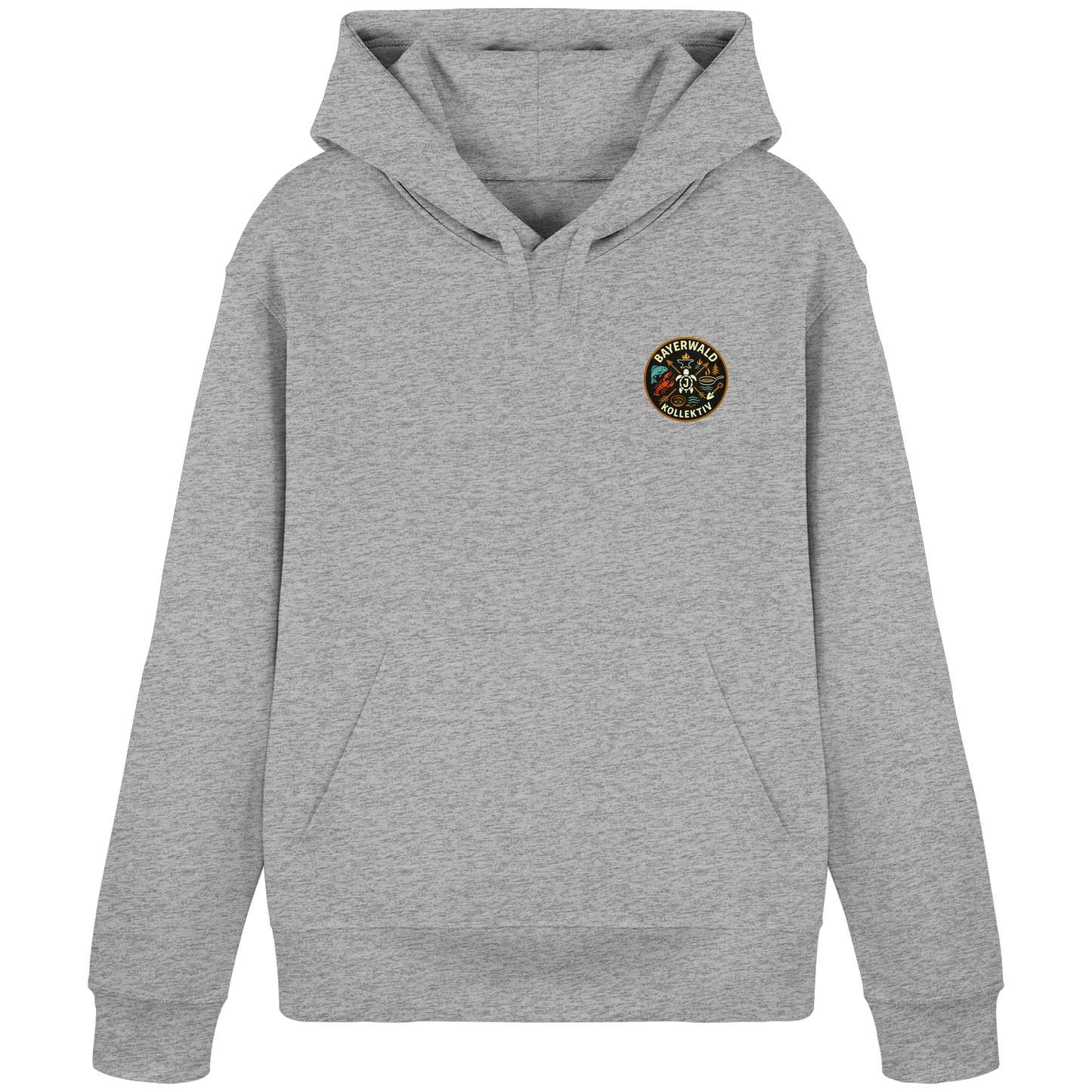 Gedruckte Bayerwald Kollektiv – Handwerk & Natur  - Organic Basic Hoodie