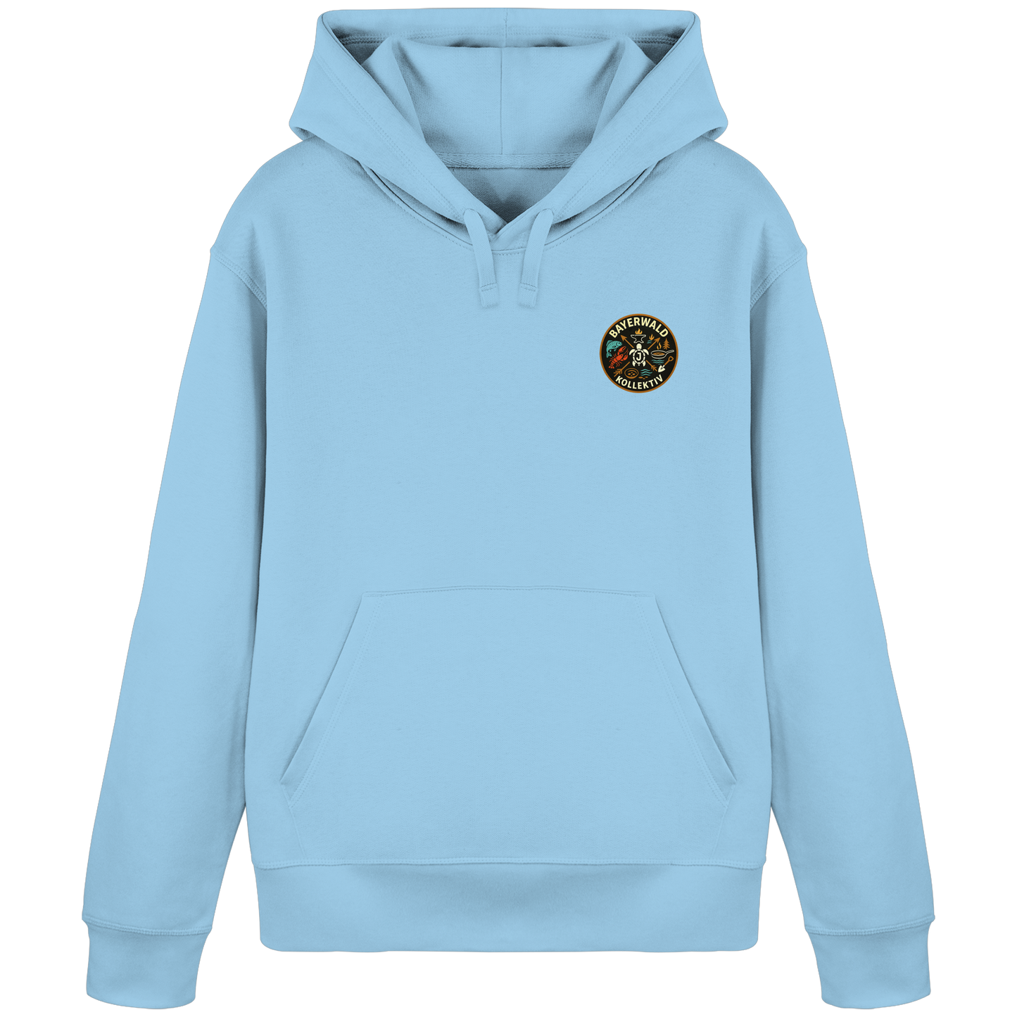 Gedruckte Bayerwald Kollektiv – Handwerk & Natur  - Organic Basic Hoodie