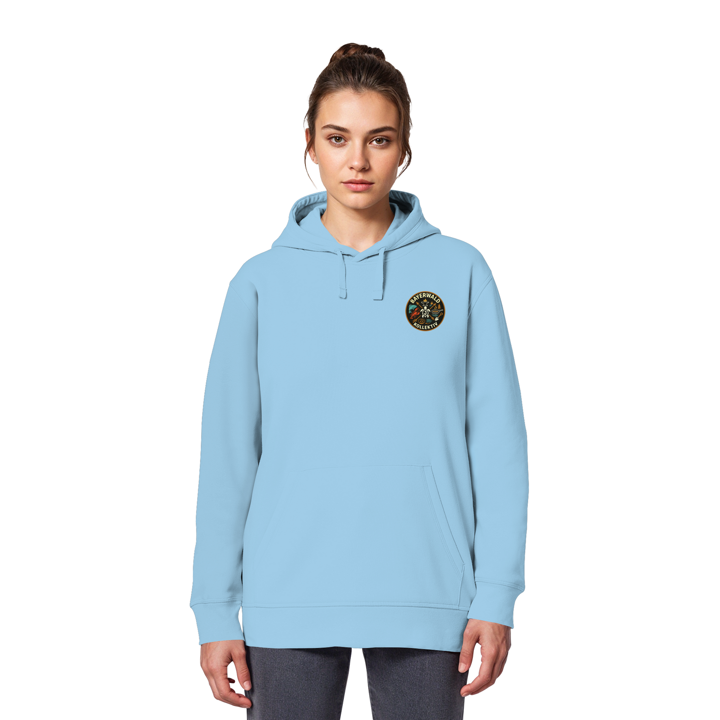 Gedruckte Bayerwald Kollektiv – Handwerk & Natur  - Organic Basic Hoodie